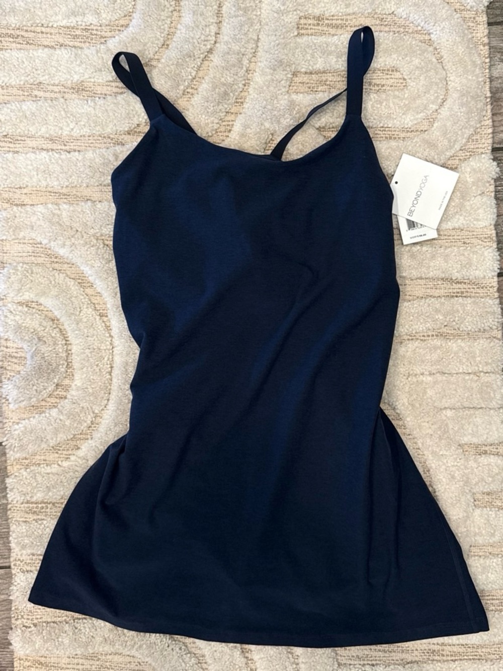Beyond Yoga Navy Blue Mini Tennis Dress - Picture 2 of 5